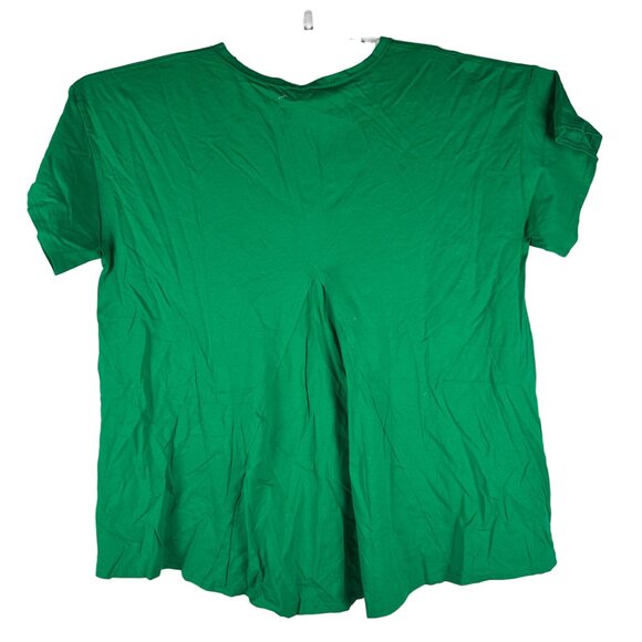 Blue b Collection Green Sequin Cowboy Boot Graphic T-Shirt Size Large - Picture 3 of 7